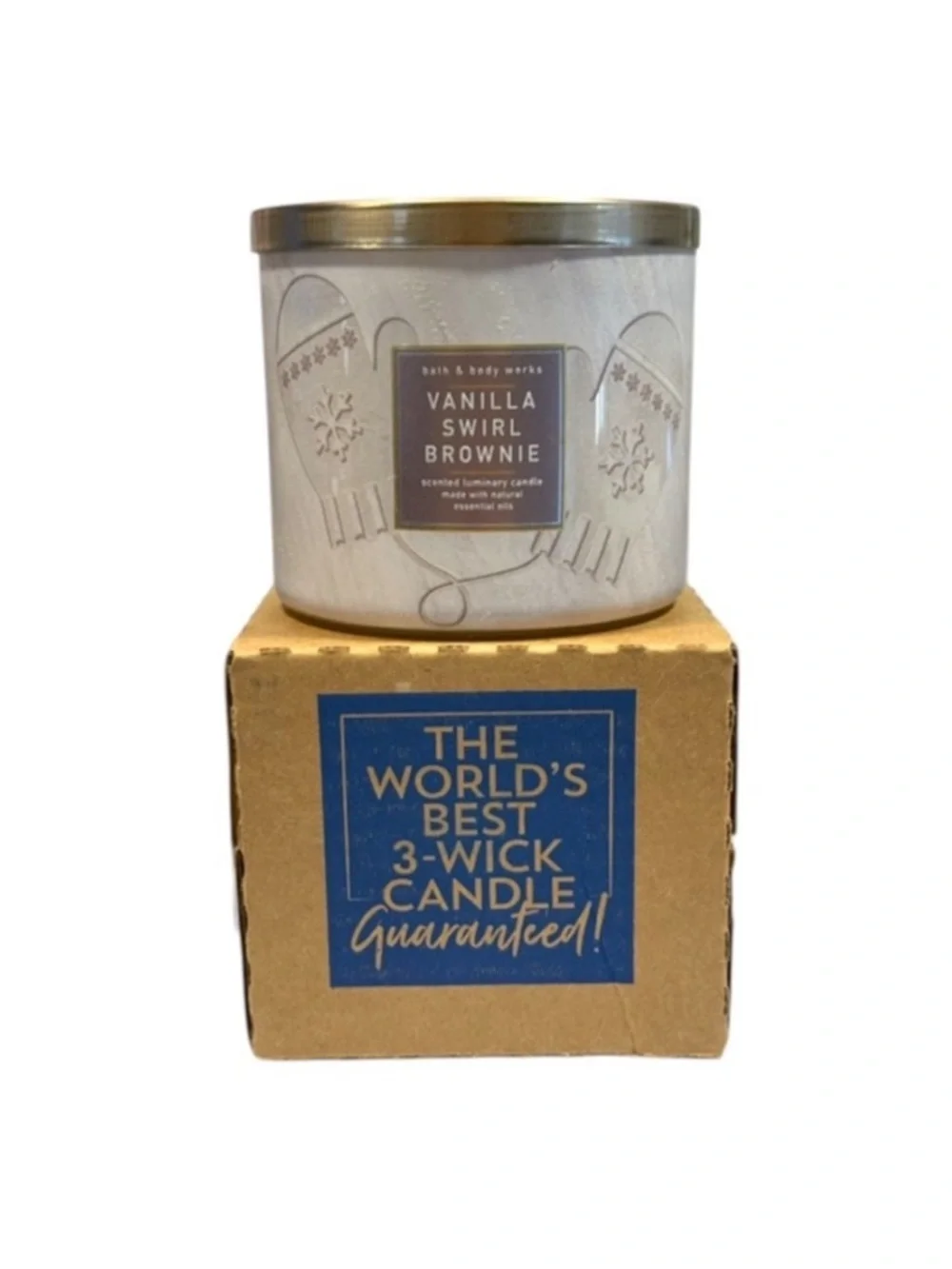 Vanilla Swirl Brownie Candle - Picture 2 of 2